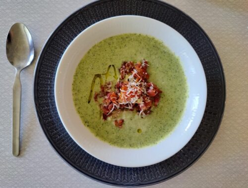 Broccoli och Ruccolasoppa