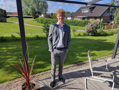 Skolavslutning Vincent