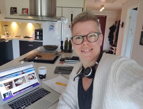 Pernilla uppdaterar bloggen