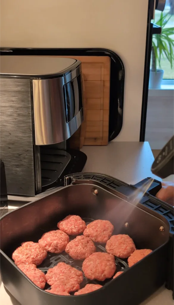 Lammfärsbiffar Airfryer