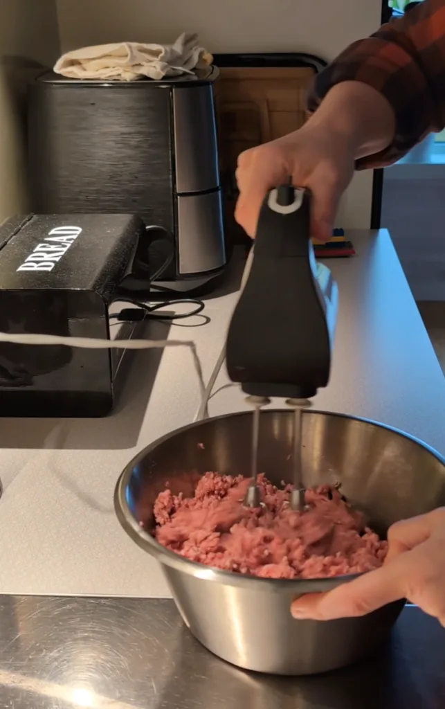 Lammfärsbiffar Airfryer